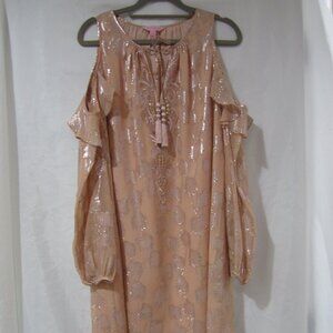 Lilly Pulitzer S Marlyse Silk Cold Shoulder Dress